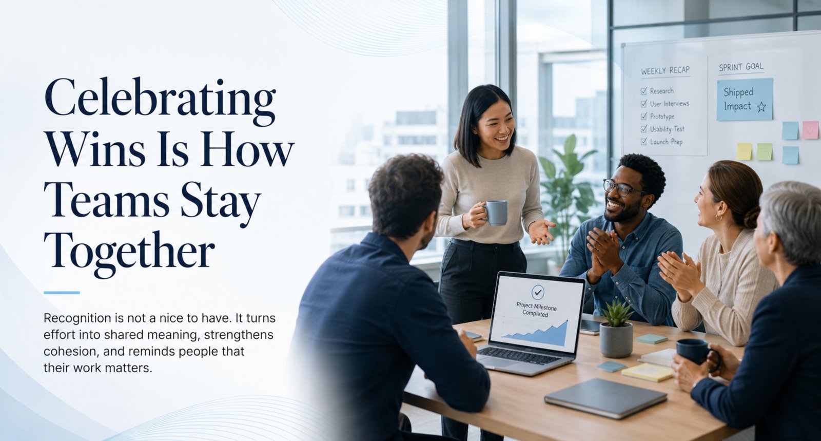 Celebrating winning with your team is not just a “nice to have"; it is why you hire people and build teams in the first place.